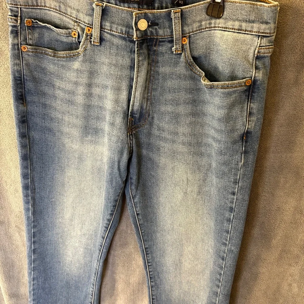 Lucky Brand 410 Athletic Slim Mens Jeans 32x32 Medium Wash Blue Denim Stretch